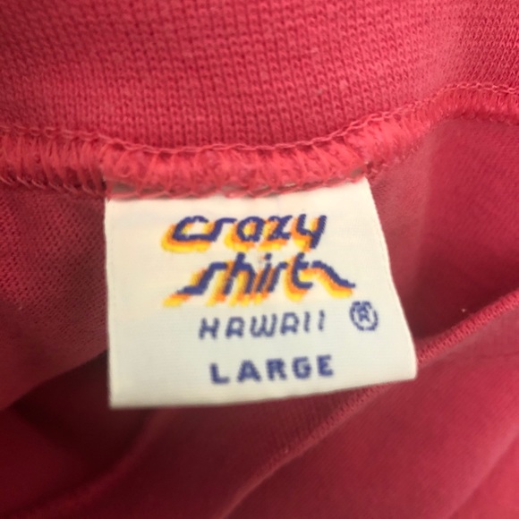 Vintage 90s T-shirt Crazy Hawaii Tag San Francisco - Picture 3 of 9